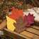 4 Set, Quilted Fall Leaves