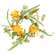 Dawn Chrysanthemum & Daisy Candle Ring, 3.5" QE152541;