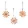 Pastel Wooden Daisy Ornament, 3 Asstd. RJA5532;