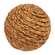Warm Brown Woven Seagrass Decorative Ball, 4" SA112519;