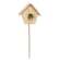 Natural Woven Seagrass Mossy Birdhouse Pick SA112522;