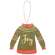 Christmas Sweater Wooden Ornaments, 3/Set 35506;