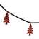 Buffalo Check Christmas Trees Beaded Garland 35536;