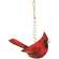 Wooden Beaded Cardinal Ornament, 2 Asstd. 35552;