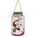 Hello Santa Mason Jar Hanger, 3 Asstd.