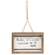 All I Want For Christmas Beaded Mini Pinstripe Sign, 3 Asstd. 35638;