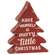 Wonderful Time of Year Distressed Wooden Trees, 3/Set 35718;