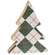Distressed Wooden Plaid Christmas Trees, 2/Set 35720;