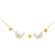 Embossed Flowers & Chickens Wooden Garland 38251;