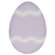 Glittered Lavender Easter Egg Accent/Planter Stake 38400;