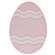 Glittered Pink Easter Egg Accent/Planter Stake 38401;