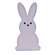 Lavender Bunny Accent/Planter Stake 38405;