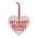 Love You More Wooden Heart Ornament - 3 Asstd. 38410;