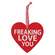 Love You More Wooden Heart Ornament - 3 Asstd. 38410;
