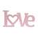 Love Glittered Heart Wall Hanger 38411;
