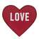 Love Red Heart Accent/Planter Stake 6.60;