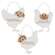 Jesus Praisin Floral Chicken Hanger - 3 Asstd. 38446;