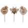 Bee Flower Wooden Plant Stake - 3/Set 38450;