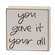 You're The Good Things Mini Square Blocks - 4/Set 38468;