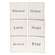 Inspirational Faith Word White Wooden Square Block - 6 Asstd. 38533;