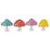 Floral Mushroom Magnets - 4/Set 38551;