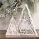 White Glitter Deer & Christmas Tree Sitters, 2/Set 38773;
