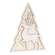 White Glitter Deer & Christmas Tree Sitters, 2/Set 38773;