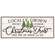 Weathered Locally Grown Christmas Trees Wooden Sign 60370;