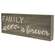 Family Is Forever Engraved Pallet Look Sign