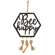 Bee Happy Hanging Wooden Cutout With Beaded Tassels 70097;