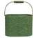 Dragonfly Embossed Distressed Green Metal Oval Buckets - 2/Set 70185;