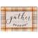 Gather Together Plaid Box Sign 91040;