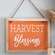 Harvest Blessings Frame w/Jute Hanger 91047;