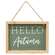 Hello Autumn Frame w/Jute Hanger 91050;