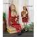 Hanging Father Christmas With Wreath