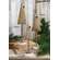 Green Ticking Stripe Tree on Base, 13"