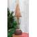 Red Ticking Stripe Tree on Base, 13"