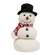 Stuffed Sherpa Snowman In Top Hat & Scarf, 15"H CW4034;