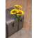 Bright Yellow Sunflower Spray, 25"