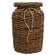 Brown Willow Milk Can Basket HAC2450;