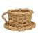 Natural Willow Coffee Cup & Saucer Basket - 4.5" x 2.5" HAC2454;