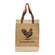 Fan-Clucking-Tastic Jute Tote LT15;