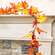 LED Maple Leaf Garland, 24 ct, 6 ft L. LW24845;