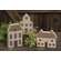 Distressed Primitive Saltbox Sitter