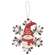 Buffalo Check Snowman Snowflake Sayings Ornament, 3 Asstd.