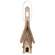 Primitive Town Church Ornament