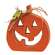 3/Set, Cutout Jack O Lantern Chunky Sitters