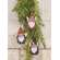 Gnome-Bees Wooden Ornaments with Hangers, 3 Asstd.