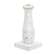 Curvy White Spindle Flower Holder 35954;