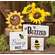 Bee Icon Square Block